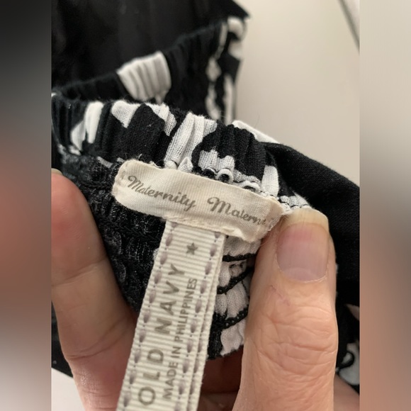 Linen/cotton blend maternity halter dress - Picture 4 of 4